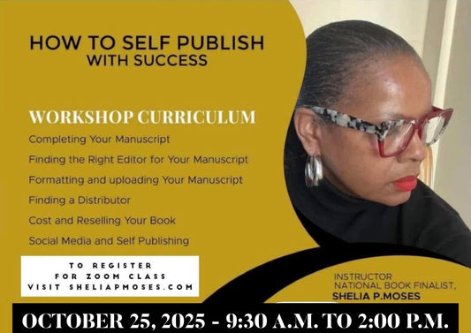 October 25,2025. WORKSHOP How to self publish